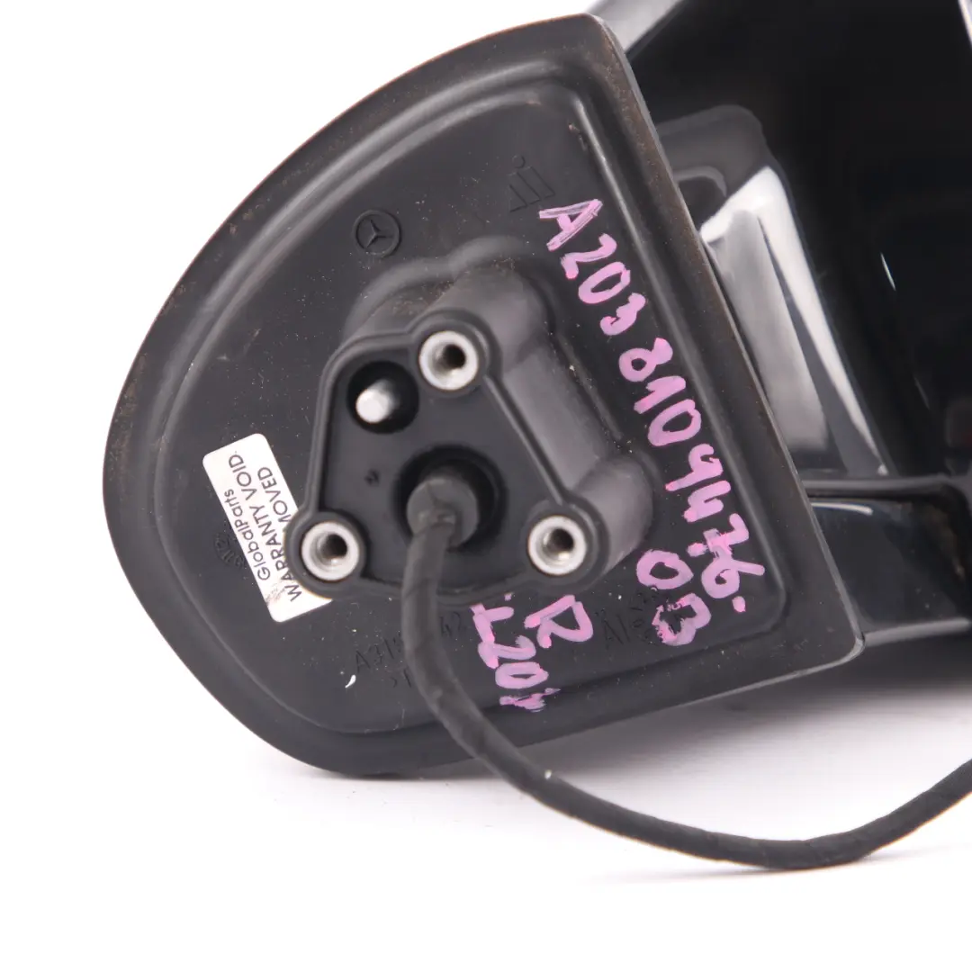  Wing Mirror Mercedes CL203 Power Fold Right Door Obsidian Black Metallic 197U - SKU rhd-A2038109476-OB - Part number A2038109476