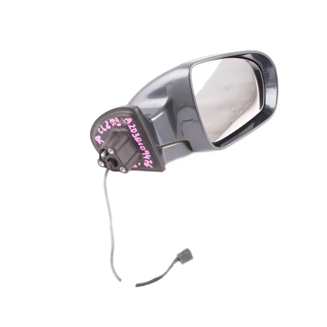  Wing Mirror Mercedes CL203 Power Fold Right Door Tenoritgrau Grey 755 - SKU rhd-A2038109476-TNG - Part number A2038109476