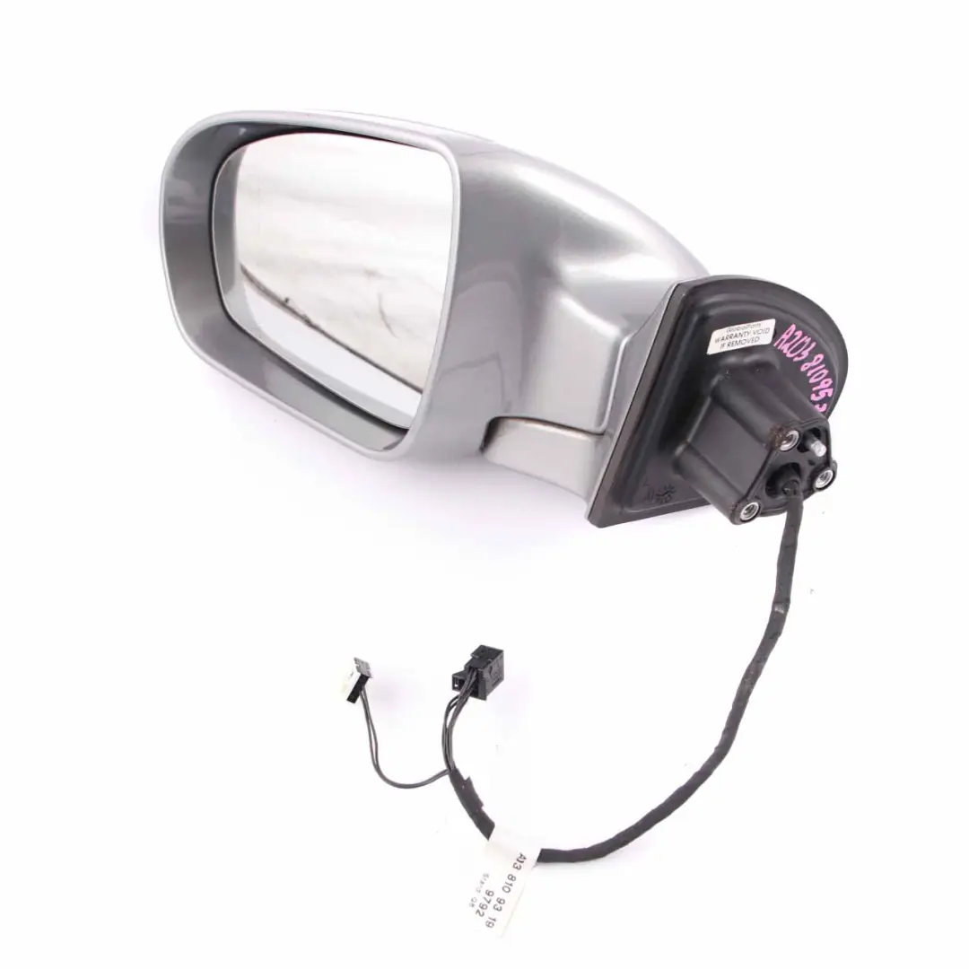 Wing Mirror Mercedes CL203 Auto Dip Power Fold Left Door Palladium Silver 792 to with Part number A2038109576 Wing Mirror Mercedes CL203 Auto Dip Power Fold Left Door Palladium Silver 792 - SKU rhd-A2038109576-PAL - Part number A2038109576