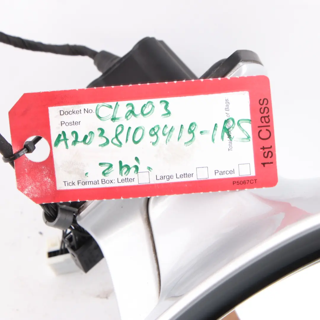 Wing Mirror Power Fold Door Right O/S Iridium Silver - 775 to Mercedes CLC CL203 with Part number A2038109676 Mercedes CLC CL203 Wing Mirror Power Fold Door Right O/S Iridium Silver - 775 - SKU rhd-A2038109676-IRS - Part number A2038109676