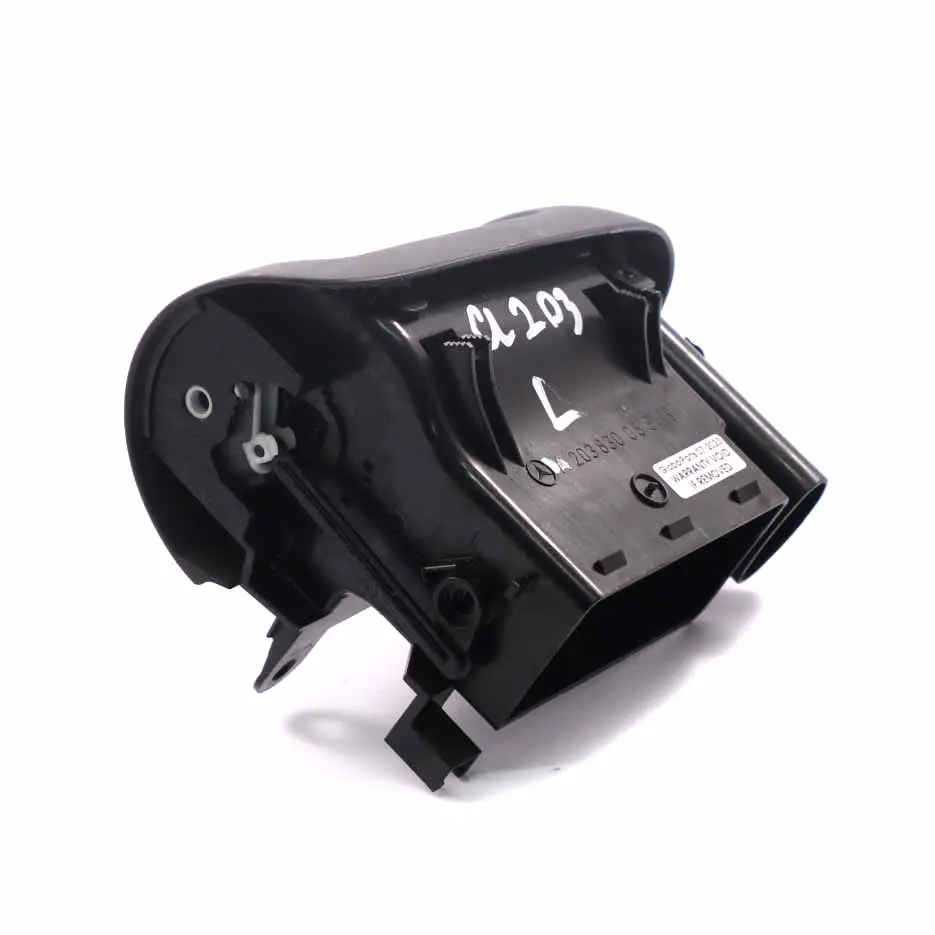 Grille Mercedes W203 Fresh Left N/S Vent Dashboard Black A2038300554 to Air with Part number A2038303154 Air Grille Mercedes W203 Fresh Left N/S Vent Dashboard Black A2038300554 - SKU rhd-A2038300554 - Part number A2038303154