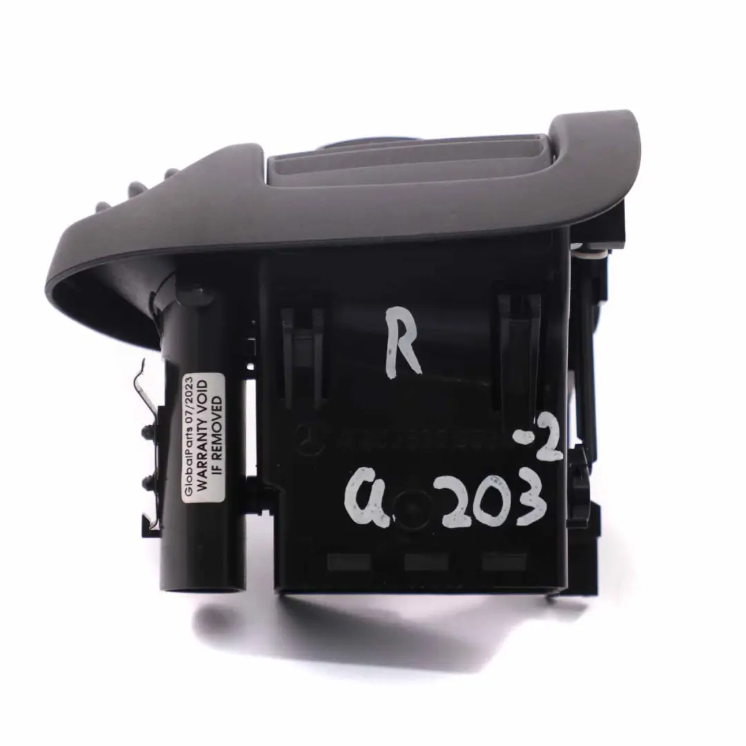 Fresh Air Grille Right O/S Vent Dashboard Black A2038300654 to Mercedes W203 with Part number A2038303254 Mercedes W203 Fresh Air Grille Right O/S Vent Dashboard Black A2038300654 - SKU rhd-A2038300654-2 - Part number A2038303254