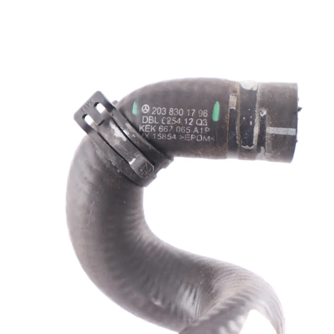 Water Hose Mercedes W203 CLK C209 Heat Exchanger Coolant Pipe Line to with Part number A2038301796 Water Hose Mercedes W203 CLK C209 Heat Exchanger Coolant Pipe Line - SKU rhd-A2038301796 - Part number A2038301796
