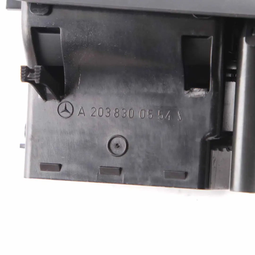 Mercedes W203 Fresh Air Grille Left N/S Vent Dashboard Nozzle Black A2038300554 - SKU rhd-A2038303154-2 - Part number A2038303154