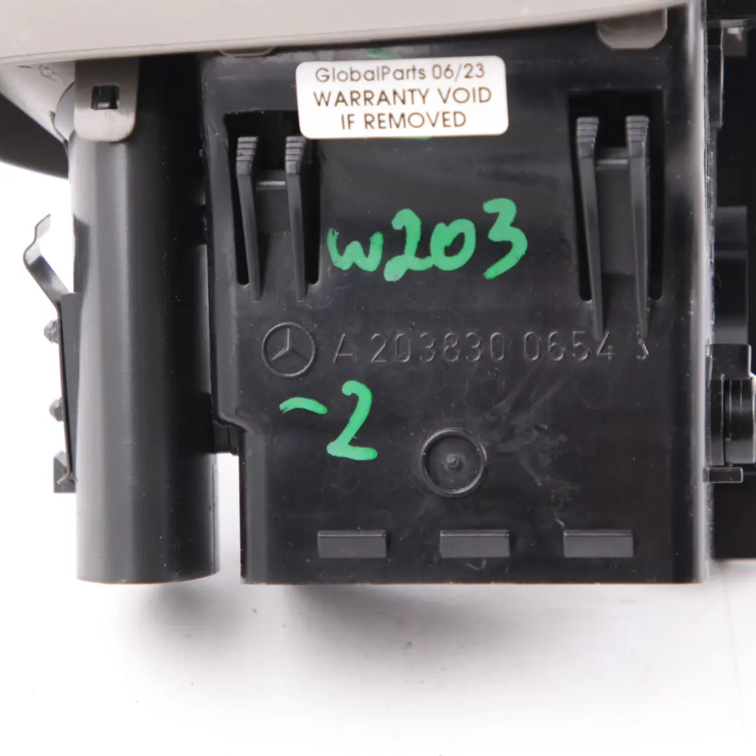 Mercedes W203 Fresh Air Grille Right O/S Vent Dashboard A2038300654 - SKU rhd-A2038303254-1 - Part number A2038303254