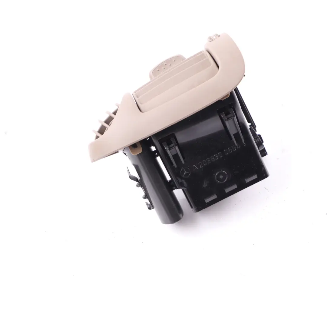 Fresh Air Grille Right O/S Vent Dashboard Nozzle Beige A2038300654 to Mercedes W203 with Part number A2038303254 Mercedes W203 Fresh Air Grille Right O/S Vent Dashboard Nozzle Beige A2038300654 - SKU rhd-A2038303254-2 - Part number A2038303254