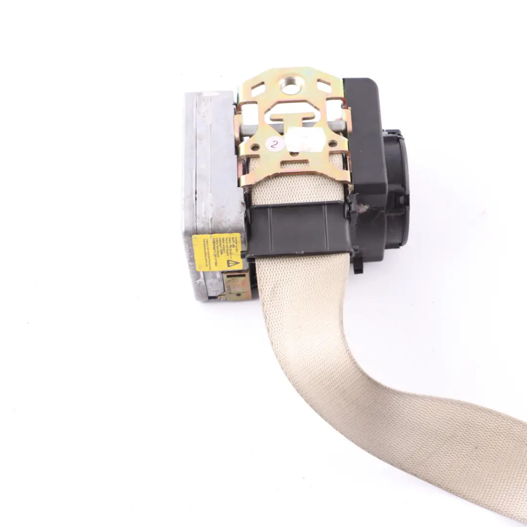 Seatbelt Front Right O/S Seat Safety Belt Beige to Mercedes W203 with Part number A2038601086 Mercedes W203 Seatbelt Front Right O/S Seat Safety Belt Beige - SKU rhd-A2038601086-2 - Part number A2038601086