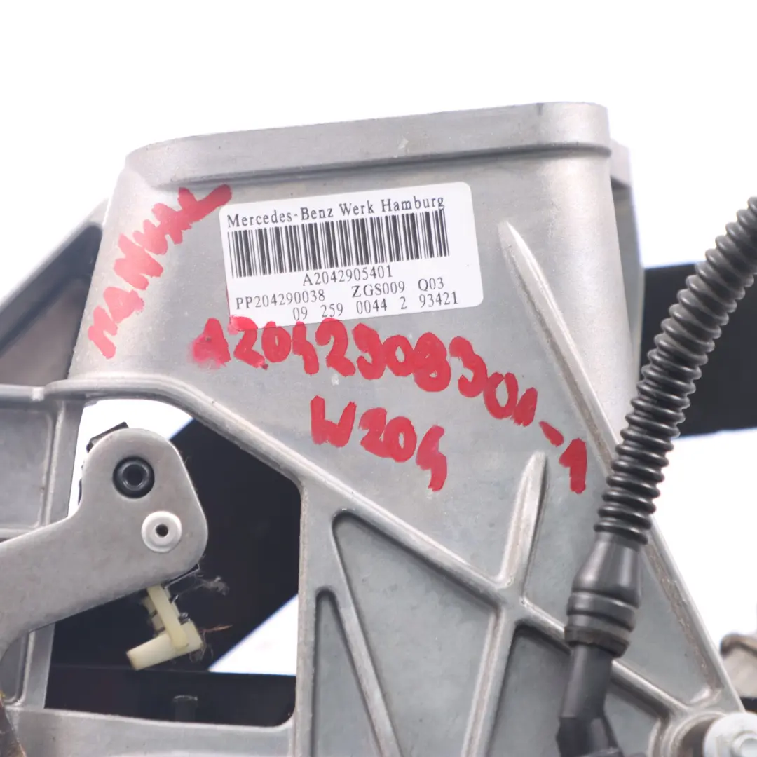 Brake Clutch Pedals Box Manual Transmission A2042905401 to Mercedes W204 W212 with Part number A2042908301 Mercedes W204 W212 Brake Clutch Pedals Box Manual Transmission A2042905401 - SKU rhd-A2042908301-1 - Part number A2042908301