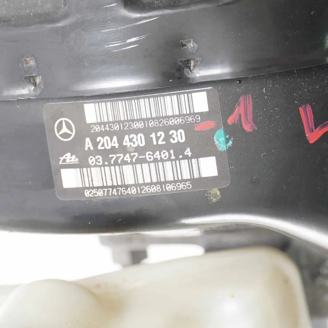 Brake Servo Mercedes W204 W207 Booster Master Cylinder to with Part number A2044301230 Brake Servo Mercedes W204 W207 Booster Master Cylinder - SKU rhd-A2044301230-1 - Part number A2044301230