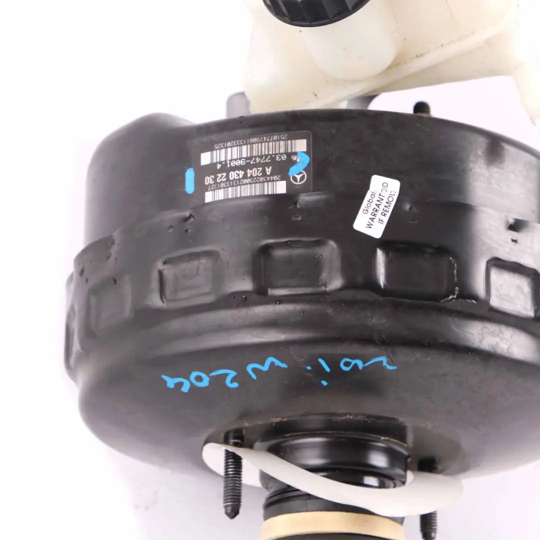 Brake Servo Mercedes W204 Brake Master Cylinder Booster to with Part number A2044302230 Brake Servo Mercedes W204 Brake Master Cylinder Booster - SKU rhd-A2044302230 - Part number A2044302230