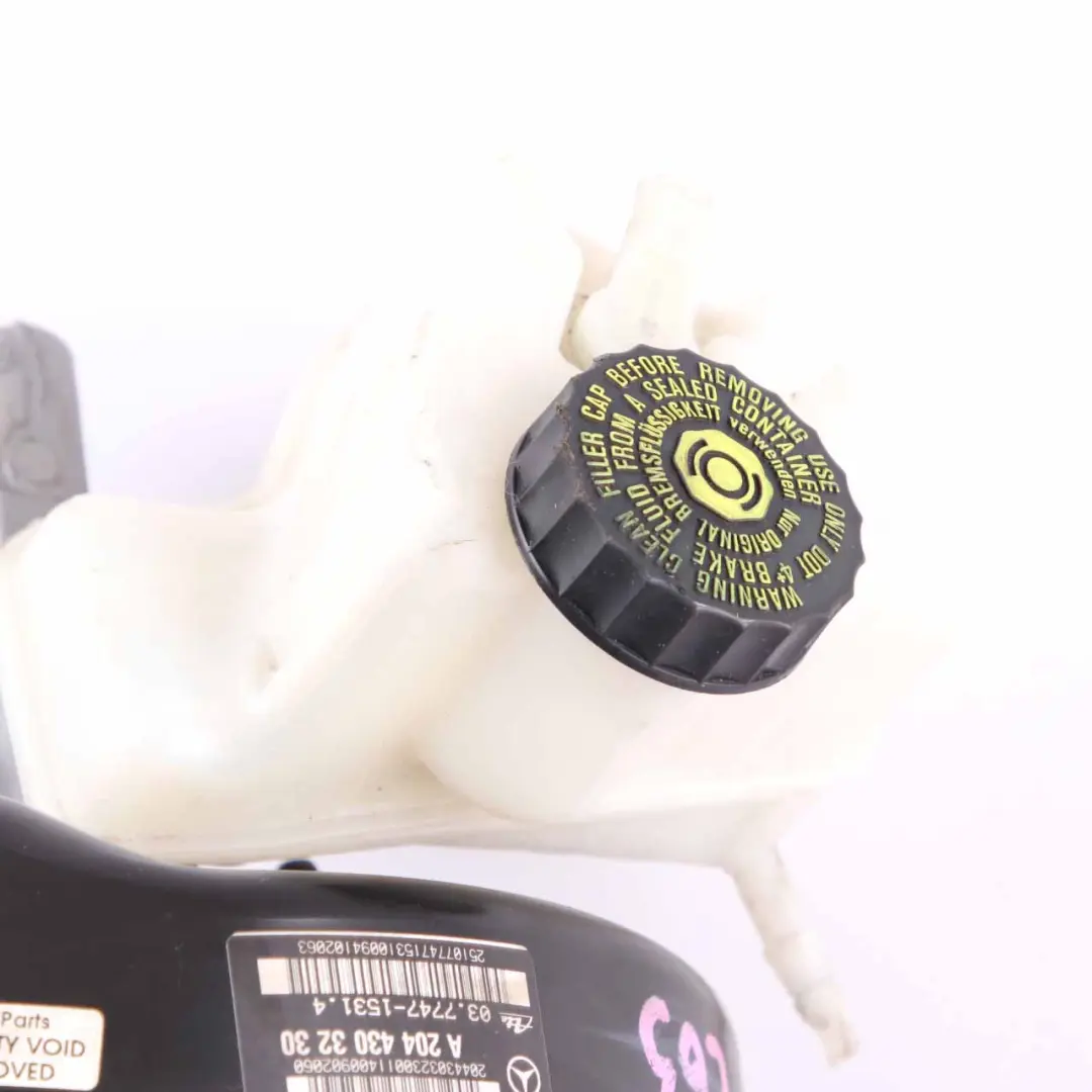 Brake Servo Mercedes W204 C 63 AMG Brake Master Cylinder Booster to with Part number A2044303230 Brake Servo Mercedes W204 C 63 AMG Brake Master Cylinder Booster - SKU rhd-A2044303230 - Part number A2044303230