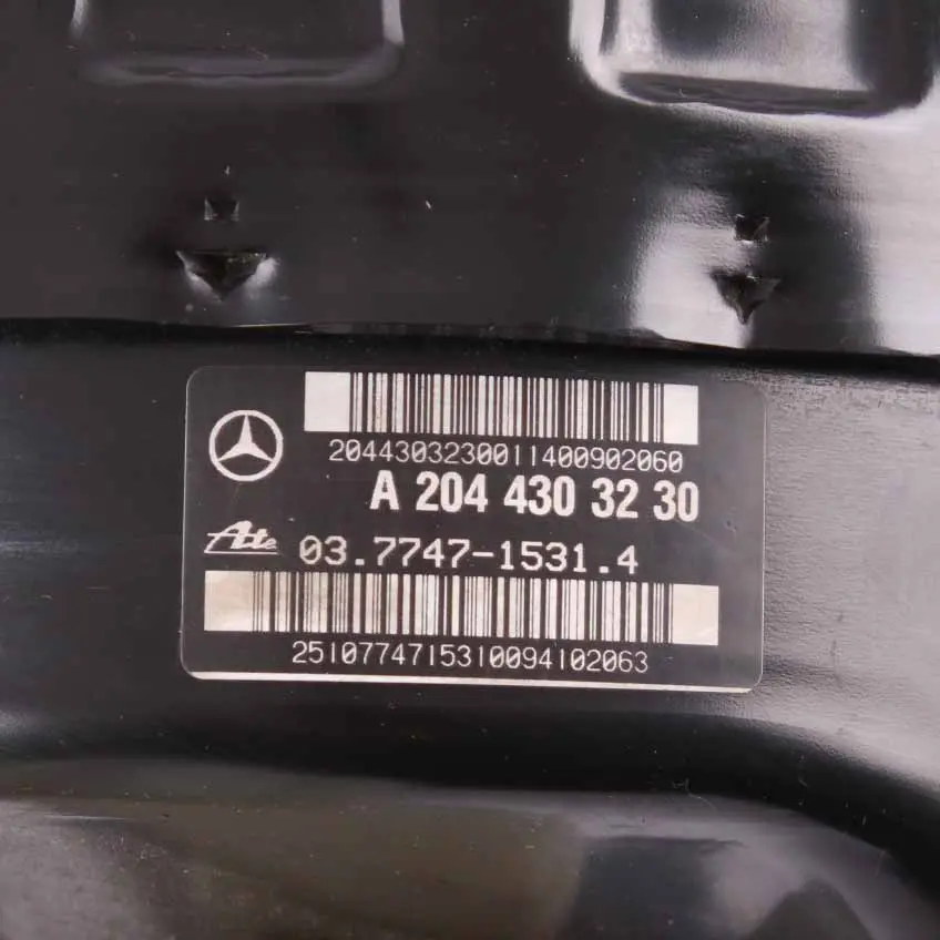 Brake Servo Mercedes W204 C 63 AMG Brake Master Cylinder Booster to with Part number A2044303230 Brake Servo Mercedes W204 C 63 AMG Brake Master Cylinder Booster - SKU rhd-A2044303230 - Part number A2044303230