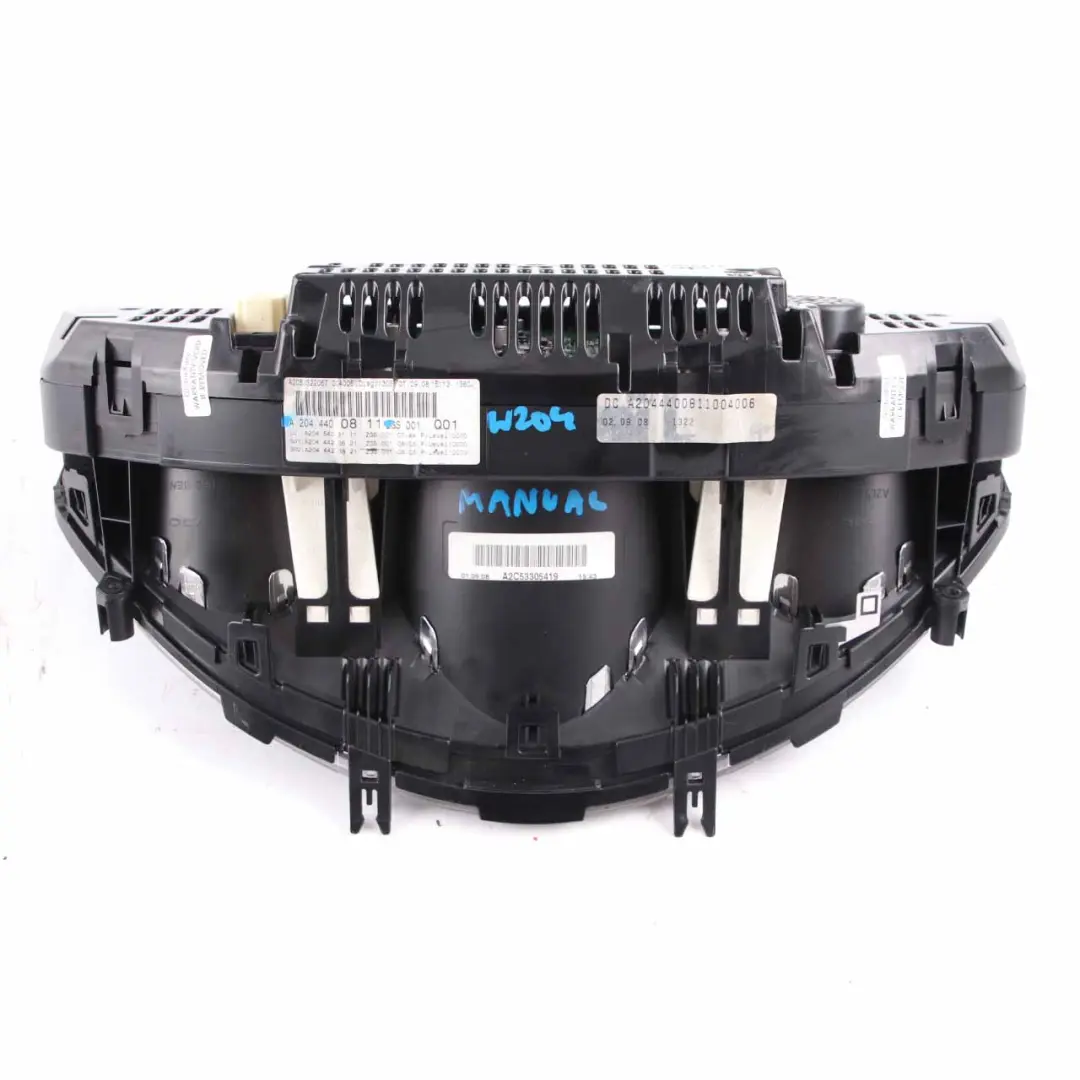 Instrument Cluster Mercedes W204 Diesel Speedo Clocks Manual to with Part number A2044400811 Instrument Cluster Mercedes W204 Diesel Speedo Clocks Manual - SKU rhd-A2044400811 - Part number A2044400811
