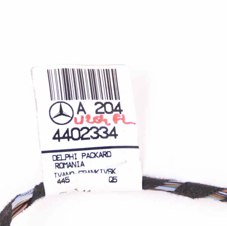 Door Wiring Mercedes W204 Front Left N/S Loom Cable Wire Harness to with Part number A2044402334 Door Wiring Mercedes W204 Front Left N/S Loom Cable Wire Harness - SKU rhd-A2044402334 - Part number A2044402334