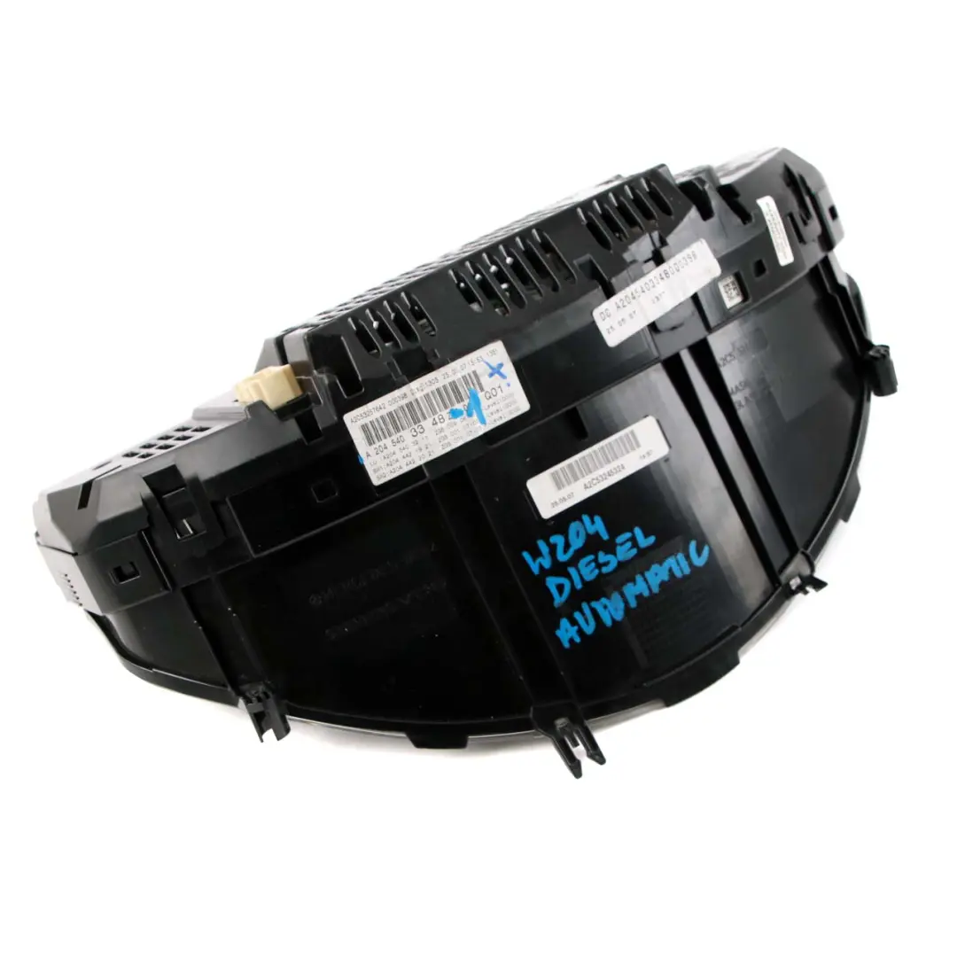 Mercedes-Benz C-Class W204 Diesel Instrument Cluster Speedo Clocks Automatic to with Part number A2045403348 Mercedes-Benz C-Class W204 Diesel Instrument Cluster Speedo Clocks Automatic - SKU rhd-A2045403348-1 - Part number A2045403348