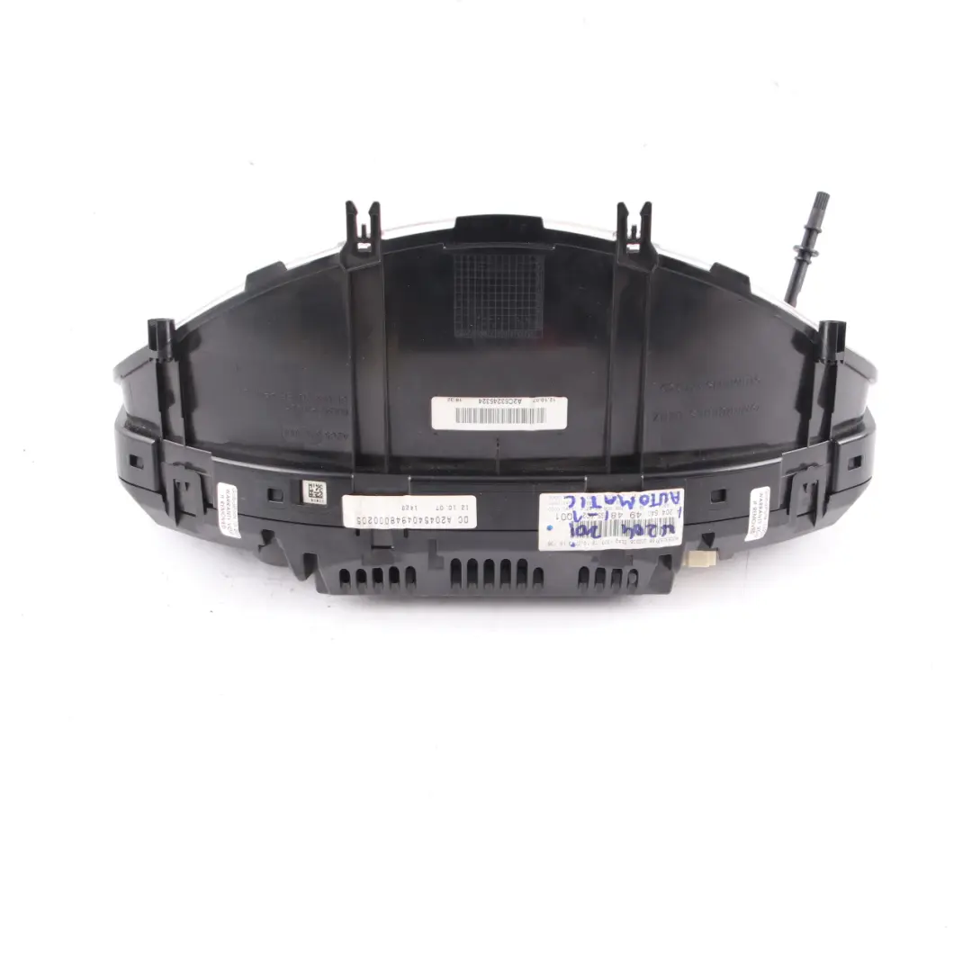 Mercedes W204 Diesel Instrument Cluster Speedo Clocks Automatic - SKU rhd-A2045404948-1 - Part number A2045404948