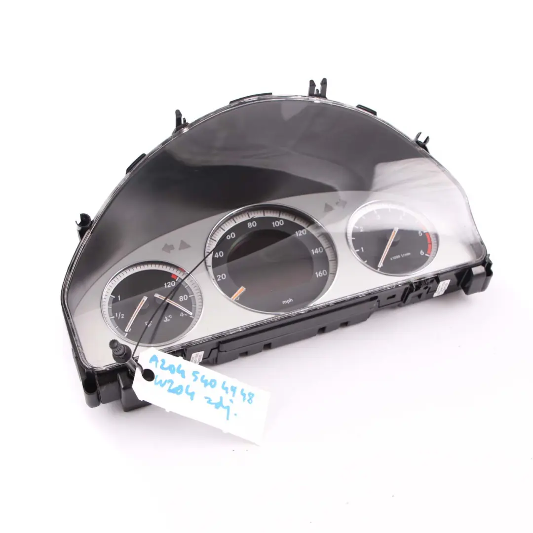 Instrument Cluster Mercedes W204 Diesel Speedo Clocks Manual to with Part number A2045404948 Instrument Cluster Mercedes W204 Diesel Speedo Clocks Manual - SKU rhd-A2045404948 - Part number A2045404948