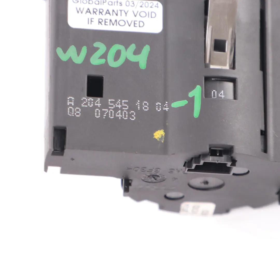 Headlight Switch Mercedes W204 Control Unit Module Button to with Part number A2045451804 Headlight Switch Mercedes W204 Control Unit Module Button - SKU rhd-A2045451804-1 - Part number A2045451804