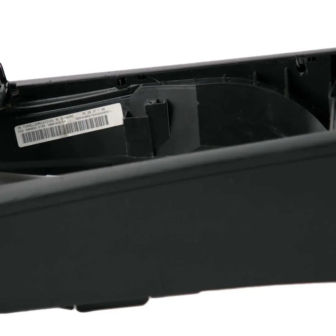  Mercedes-Benz C-Class W204 Centre Console Storage Trim Panel Black - SKU rhd-A2046800150 - Part number A2046800150