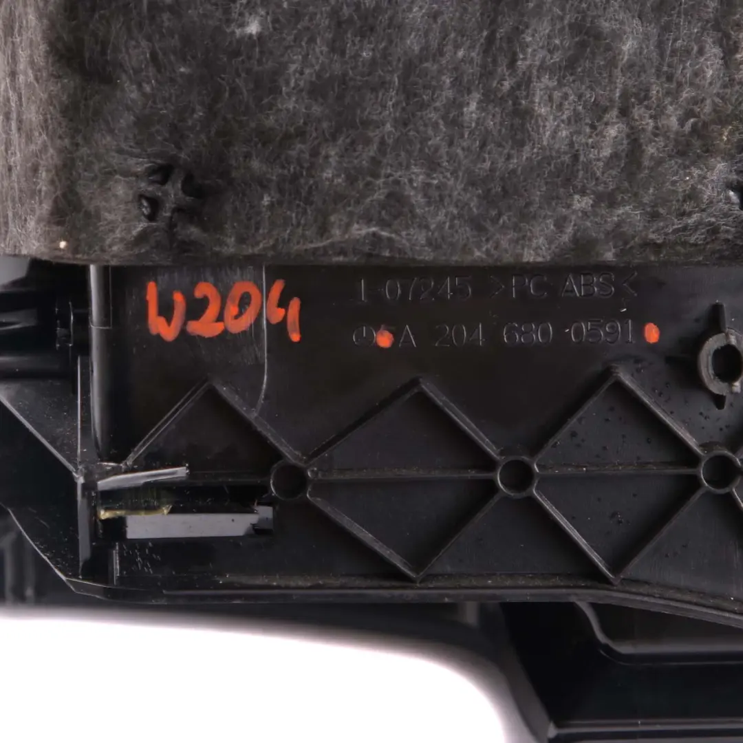 Mercedes W204 Storage Compartment Glove Box Cover Black - SKU rhd-A2046800198-1 - Part number A2046800198