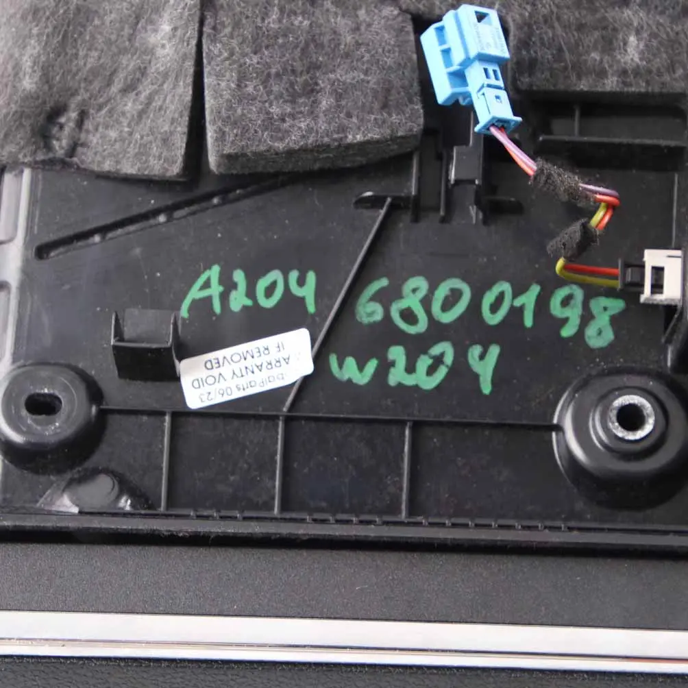  Mercedes-Benz C W204 Storage Compartment Glove Box Cover Black - SKU rhd-A2046800198 - Part number A2046800198