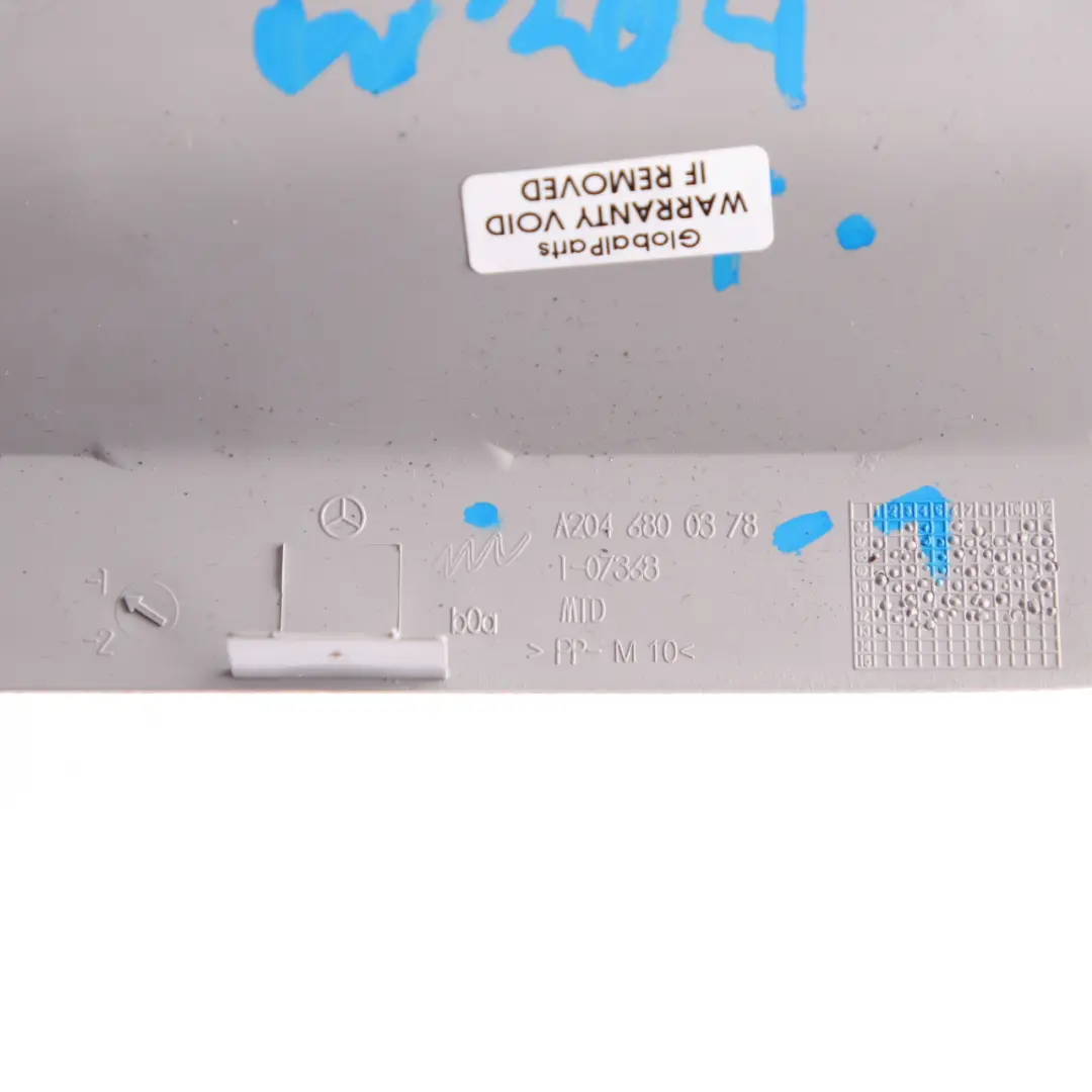 Dashboard Cover Panel Trim Left N/S Grey to Mercedes W204 with Part number A2046800378 Mercedes W204 Dashboard Cover Panel Trim Left N/S Grey - SKU rhd-A2046800378-1 - Part number A2046800378