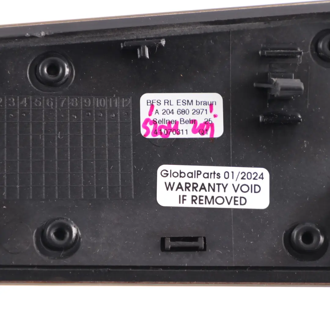 Dashboard Trim Cover Interior Frame Air Vent Wood to Mercedes W204 with Part number A2046802971 Mercedes W204 Dashboard Trim Cover Interior Frame Air Vent Wood - SKU rhd-A2046802971 - Part number A2046802971