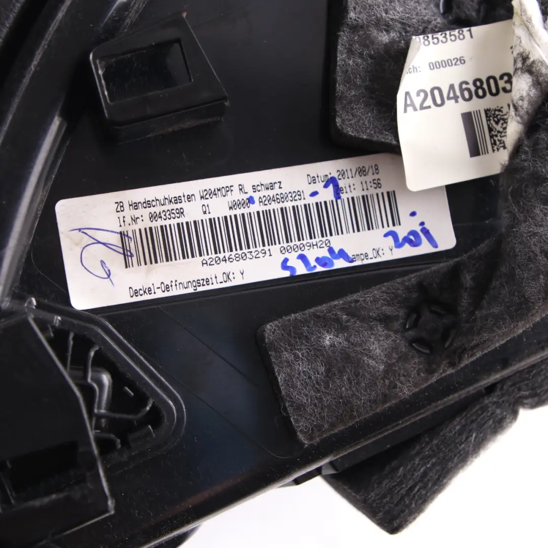 Glove Box Dashboard Storage Tray Dash Glovebox Black to Mercedes W204 with Part number A2046803291 Mercedes W204 Glove Box Dashboard Storage Tray Dash Glovebox Black - SKU rhd-A2046803291-1 - Part number A2046803291