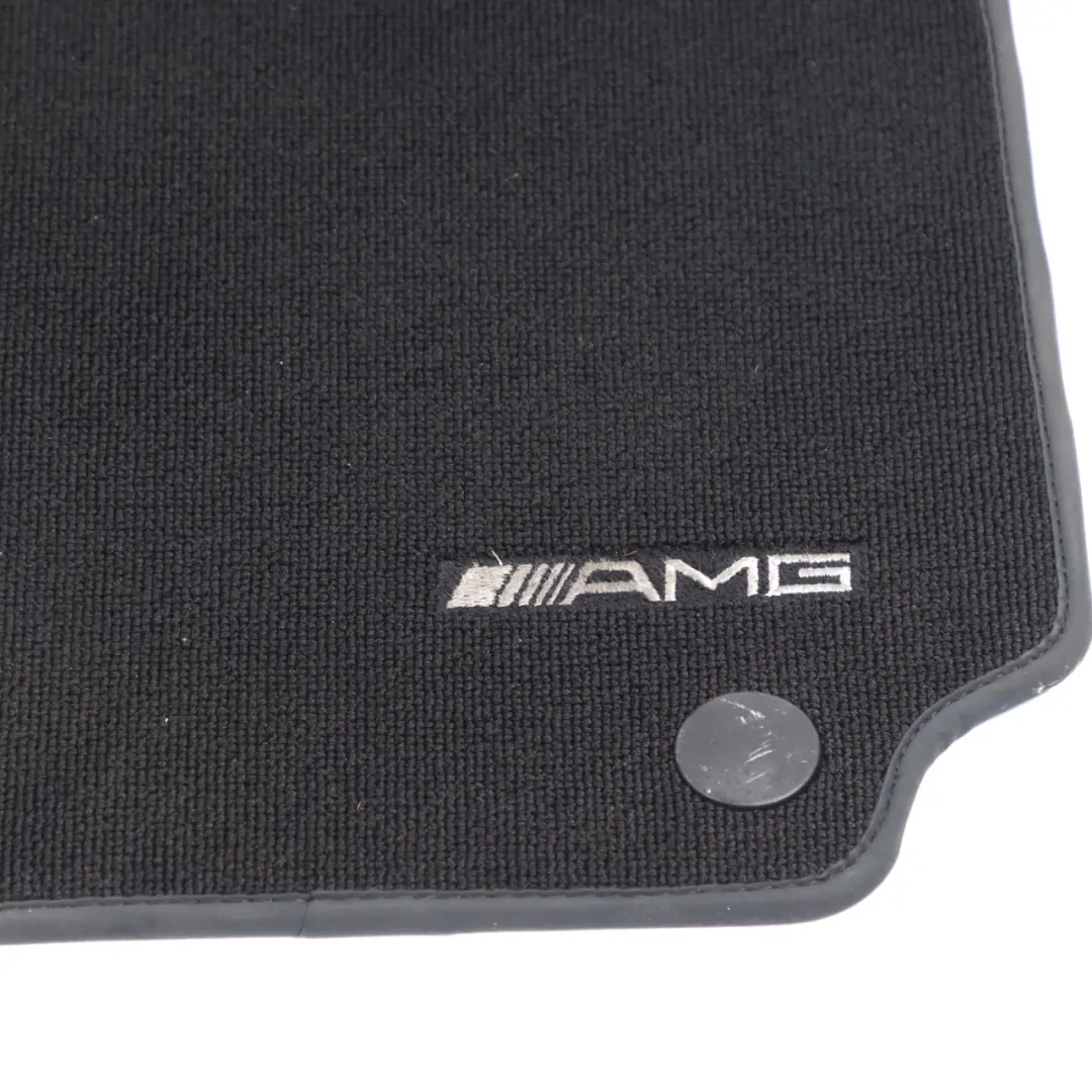 Mercedes W204 Floor Mats Set AMG Interior Front Rear Cover Black - SKU rhd-A2046804148 - Part number A2046804148