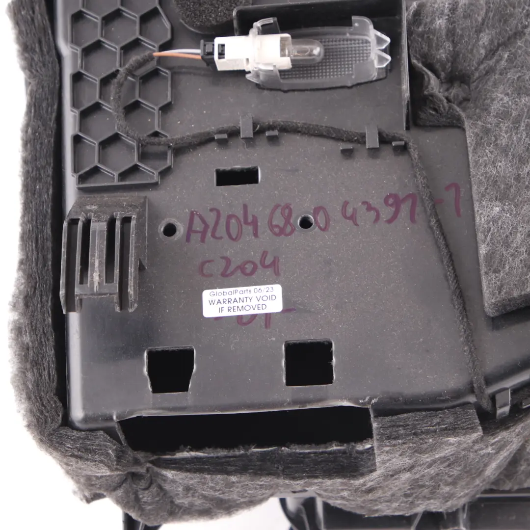  Glove Box Mercedes W204 Storage Compartment Cover Black - SKU rhd-A2046804391-1 - Part number A2046804391