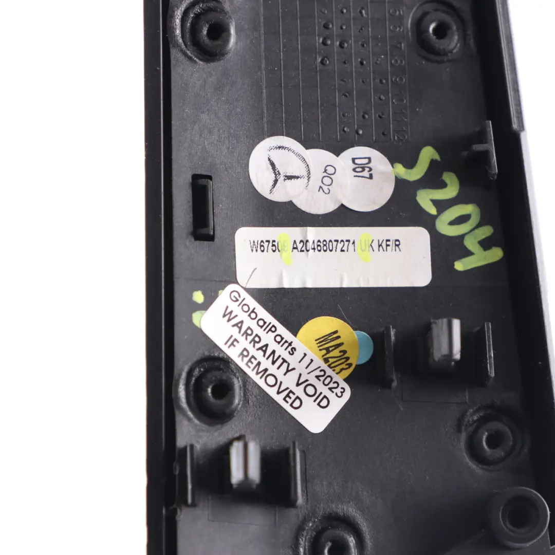 Dashboard Trim Cover Interior Frame Air Vent Aluminium to Mercedes S204 with Part number A2046807271 Mercedes S204 Dashboard Trim Cover Interior Frame Air Vent Aluminium - SKU rhd-A2046807271 - Part number A2046807271