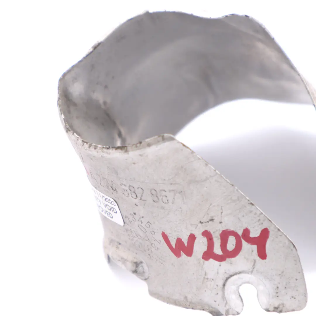 Steering Rack Heat Shield Resistant Plate Cover to Mercedes W204 C207 with Part number A2046828671 Mercedes W204 C207 Steering Rack Heat Shield Resistant Plate Cover - SKU rhd-A2046828671 - Part number A2046828671