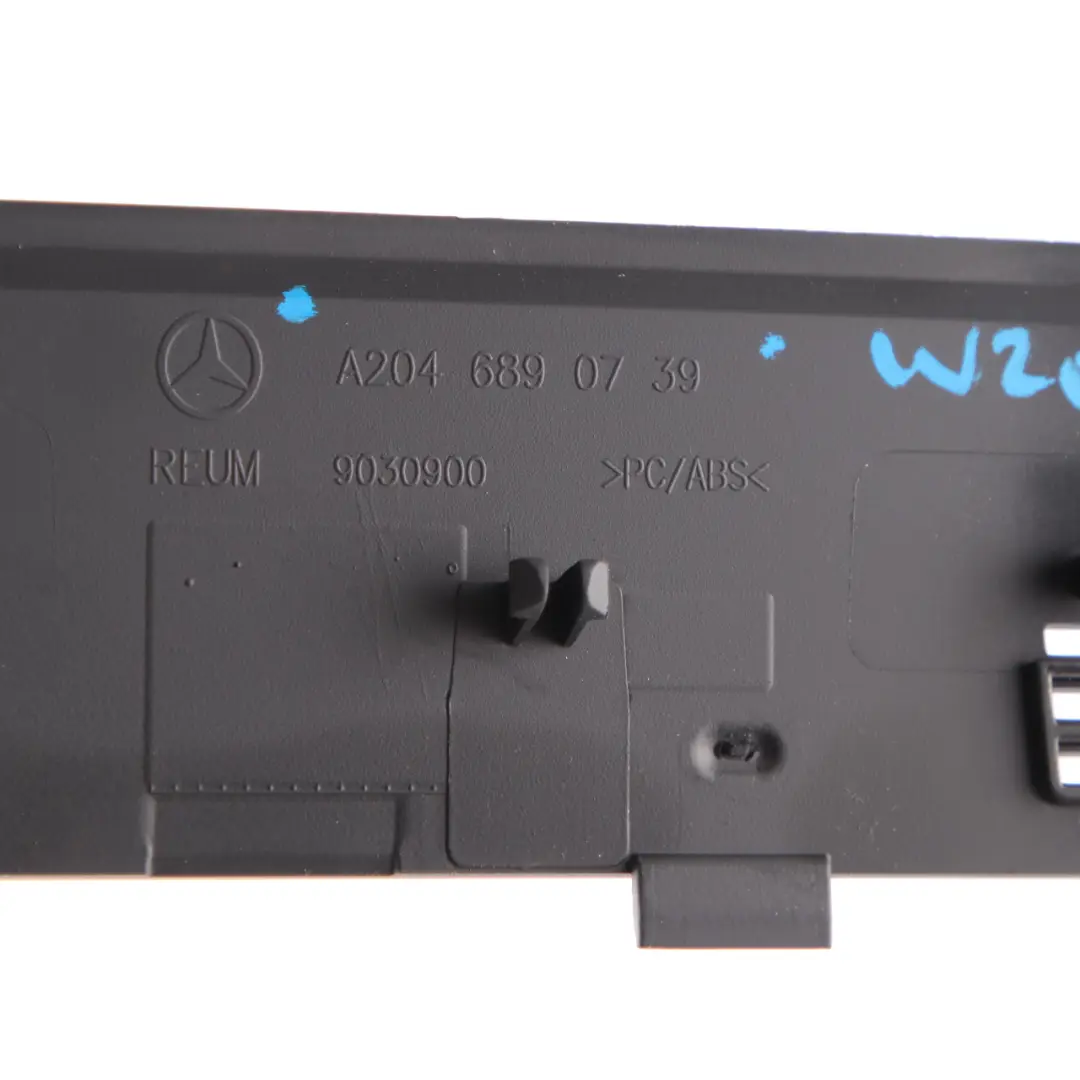 Dashboard Cover Speedo Speedometer Trim Panel Black to Mercedes W204 with Part number A2046890739 Mercedes W204 Dashboard Cover Speedo Speedometer Trim Panel Black - SKU rhd-A2046890739 - Part number A2046890739