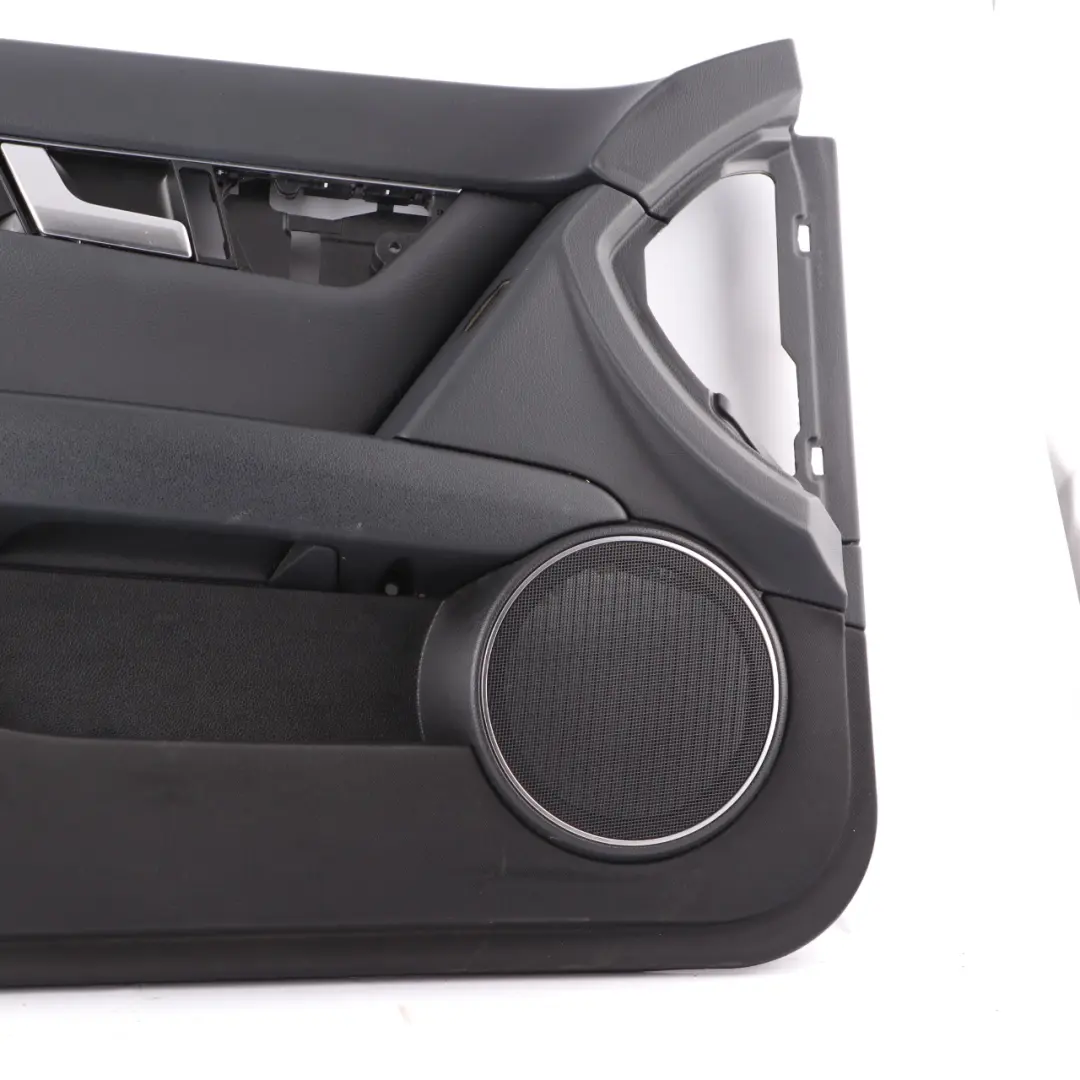 Mercedes W204 Front Left N/S Door Card Trim Panel Covering Black Cloth Fabric - SKU rhd-A2047201963 - Part number A2047201963