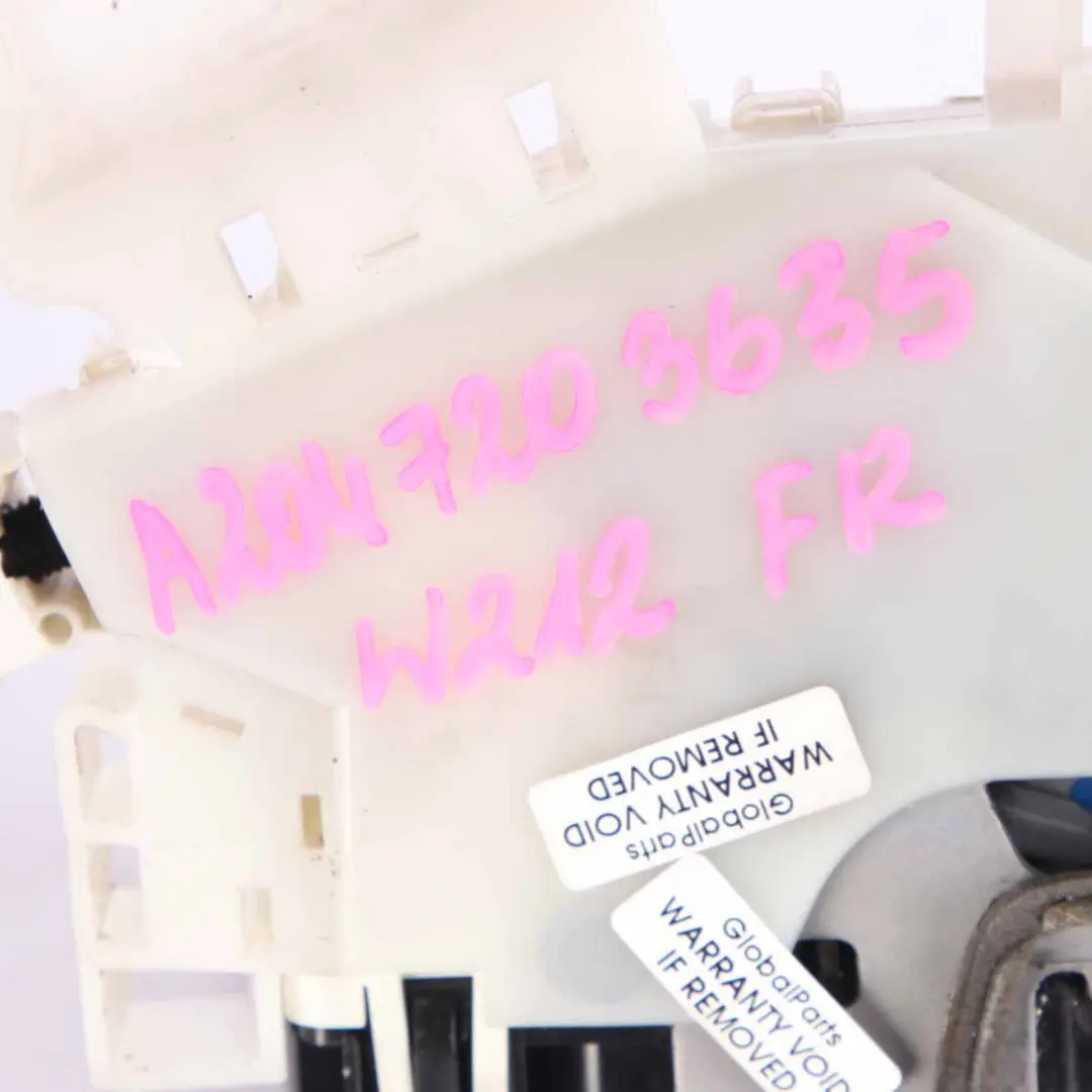 Door Lock Front Right O/S Latch Mechanism Actuator to Mercedes W212 with Part number A2047203635 Mercedes W212 Door Lock Front Right O/S Latch Mechanism Actuator - SKU rhd-A2047203635 - Part number A2047203635