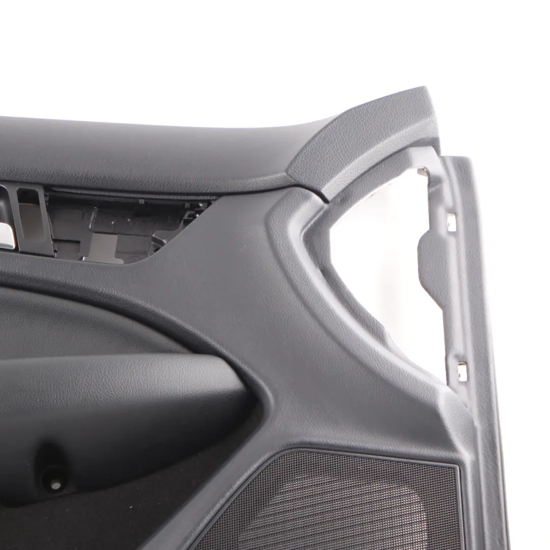 Mercedes C204 Door Card Front Left N/S Trim Panel Cover Black Leather - SKU rhd-A2047205563 - Part number A2047205563