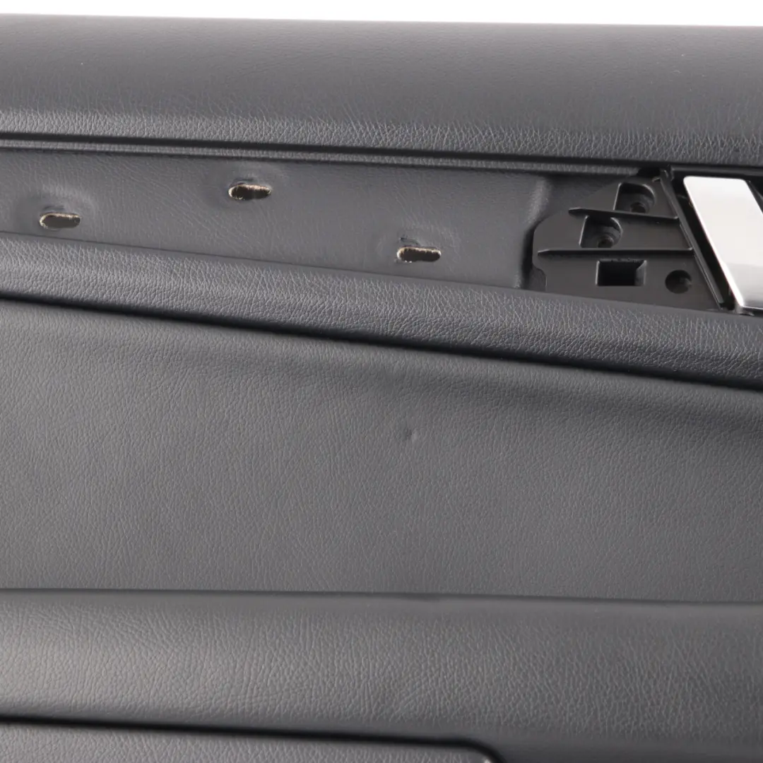 Mercedes C204 Door Card Front Left N/S Trim Panel Cover Black Leather - SKU rhd-A2047205563 - Part number A2047205563
