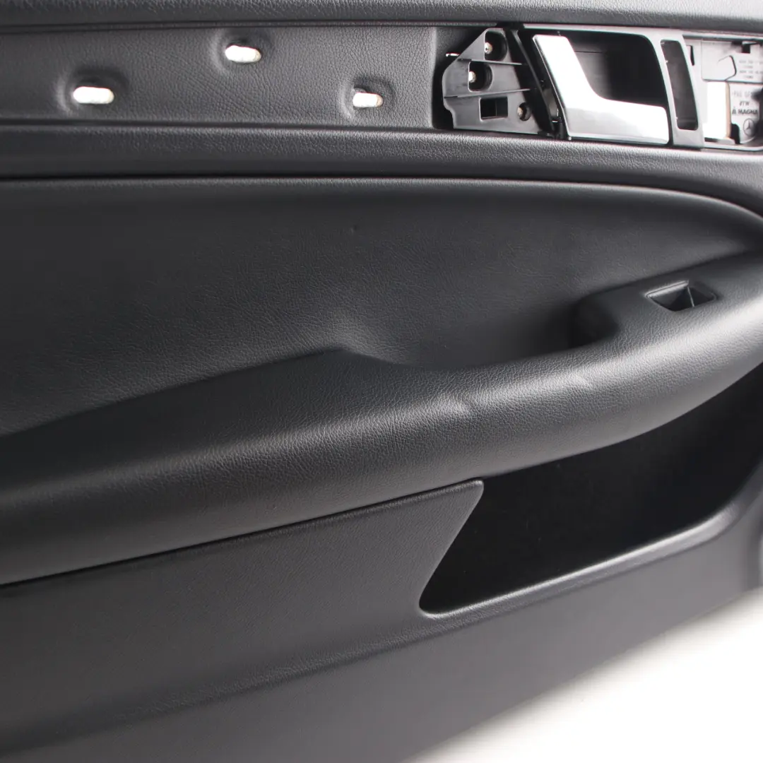 Mercedes C204 Door Card Front Left N/S Trim Panel Cover Black Leather - SKU rhd-A2047205563 - Part number A2047205563
