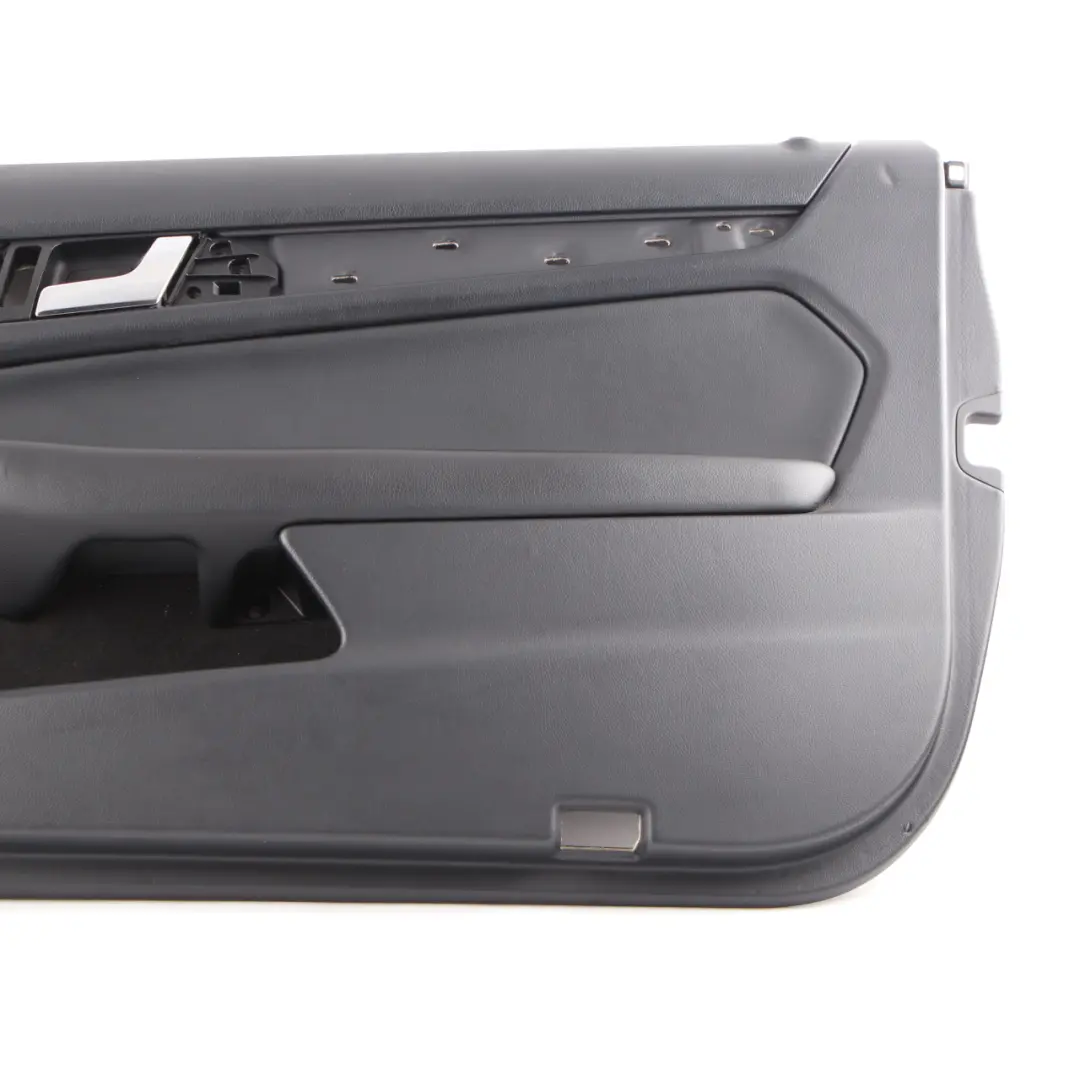 Mercedes C204 Door Card Front Right O/S Trim Panel Cover Black Leather - SKU rhd-A2047205663 - Part number A2047205663
