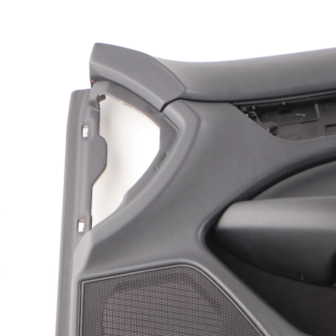 Mercedes C204 Door Card Front Right O/S Trim Panel Cover Black Leather - SKU rhd-A2047205663 - Part number A2047205663