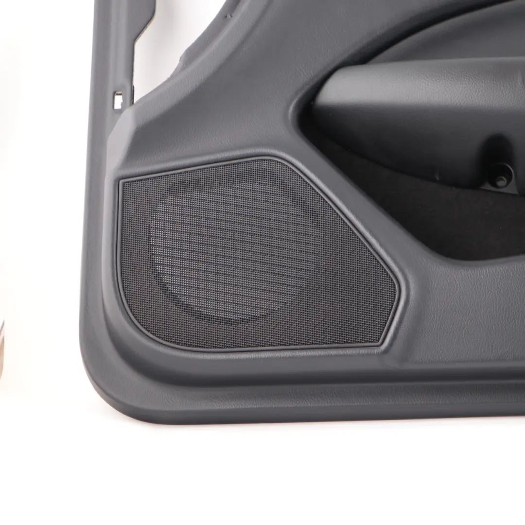 Mercedes C204 Door Card Front Right O/S Trim Panel Cover Black Leather - SKU rhd-A2047205663 - Part number A2047205663