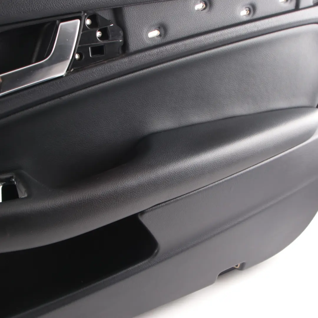 Mercedes C204 Door Card Front Right O/S Trim Panel Cover Black Leather - SKU rhd-A2047205663 - Part number A2047205663