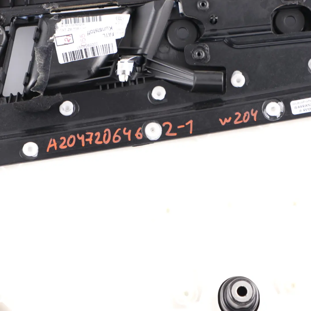 Door Card Front Left N/S Trim Panel Covering Black Cloth Fabric to Mercedes W204 with Part number A2047206462 Mercedes W204 Door Card Front Left N/S Trim Panel Covering Black Cloth Fabric - SKU rhd-A2047206462-1 - Part number A2047206462