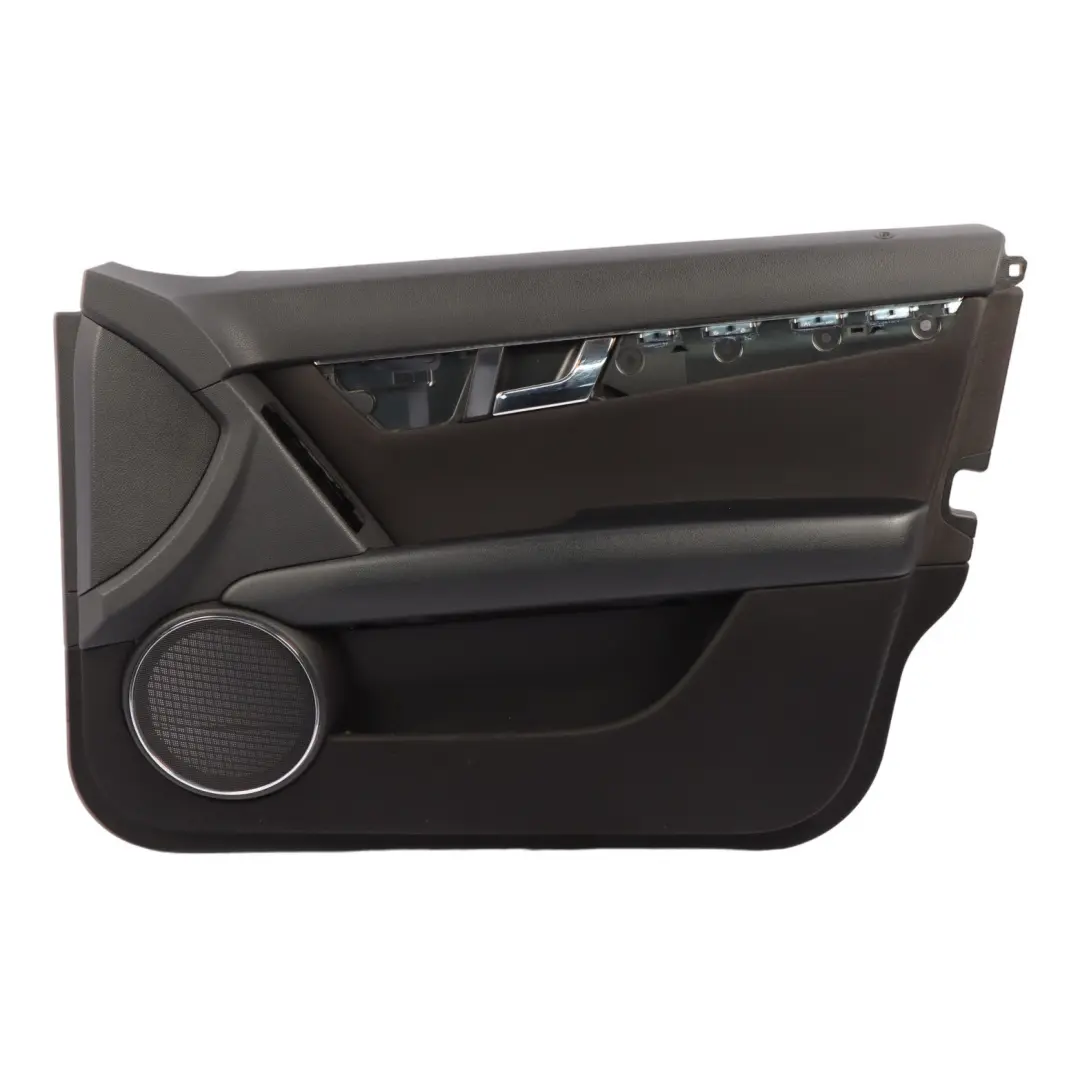 Mercedes W204 Front Right O/S Door Card Trim Panel Covering Black Cloth Fabric - SKU rhd-A2047206662-1 - Part number A2047206662