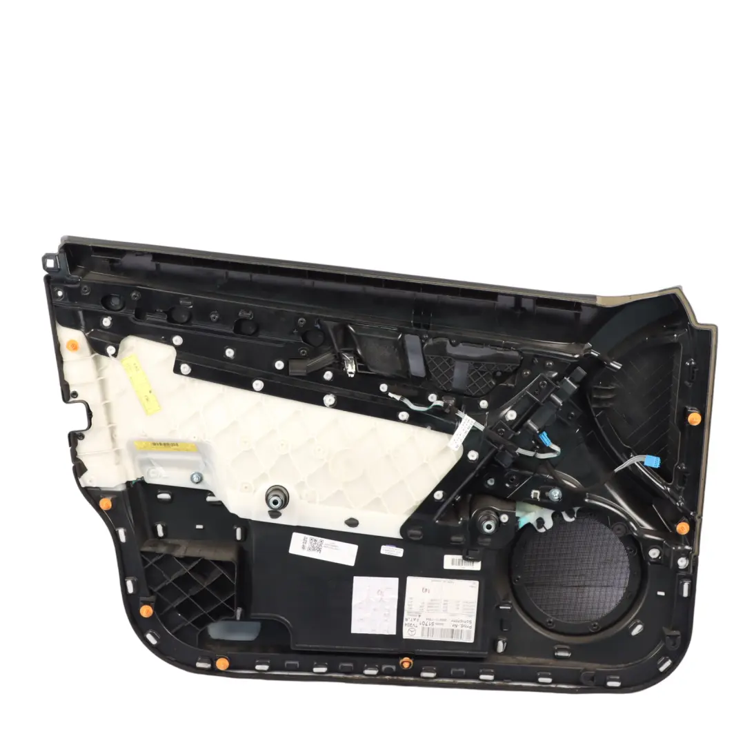 Mercedes W204 Front Right O/S Door Card Trim Panel Covering Black Cloth Fabric - SKU rhd-A2047206662-1 - Part number A2047206662
