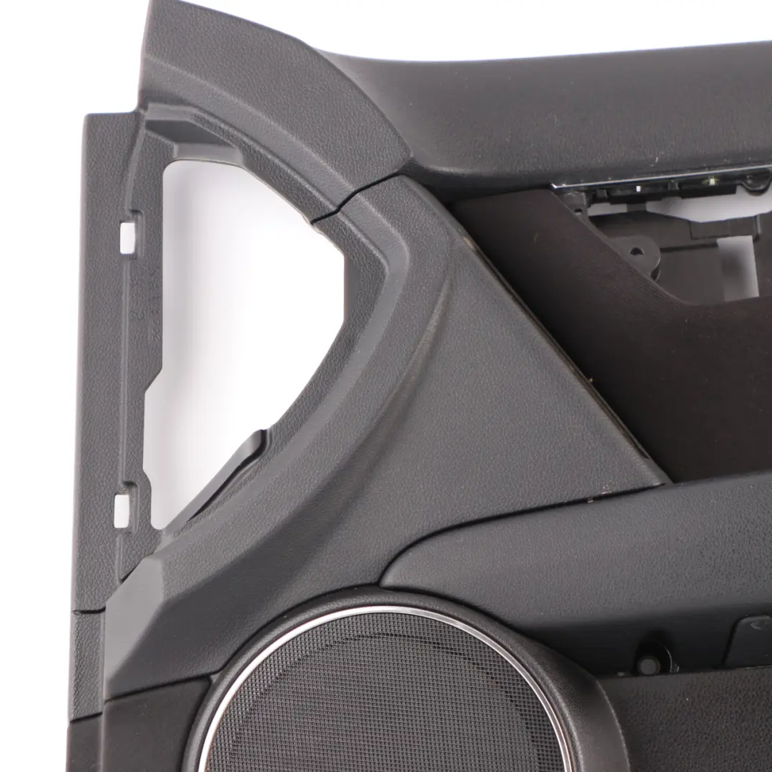 Mercedes W204 Front Right O/S Door Card Trim Panel Covering Black Cloth Fabric - SKU rhd-A2047206662 - Part number A2047206662