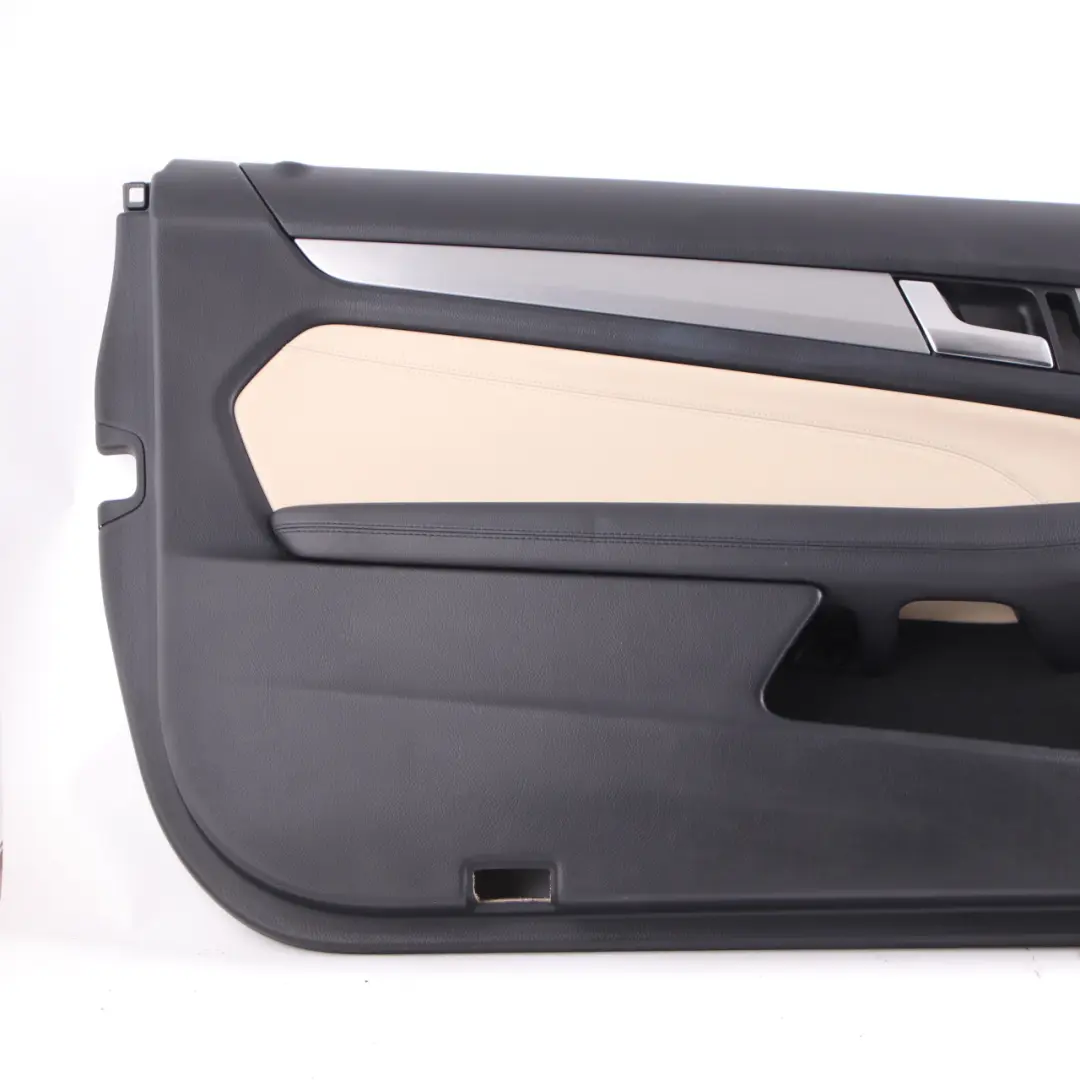 Mercedes C204 Door Card Front Left N/S Trim Panel Cover Beige Leather - SKU rhd-A2047207763 - Part number A2047207763