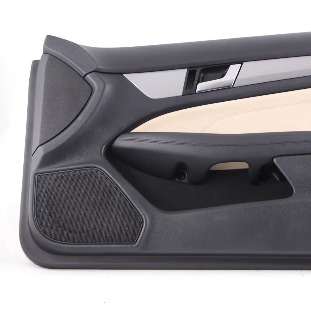Mercedes C204 Door Card Front Right O/S Trim Panel Cover Beige Leather - SKU rhd-A2047207863 - Part number A2047207863
