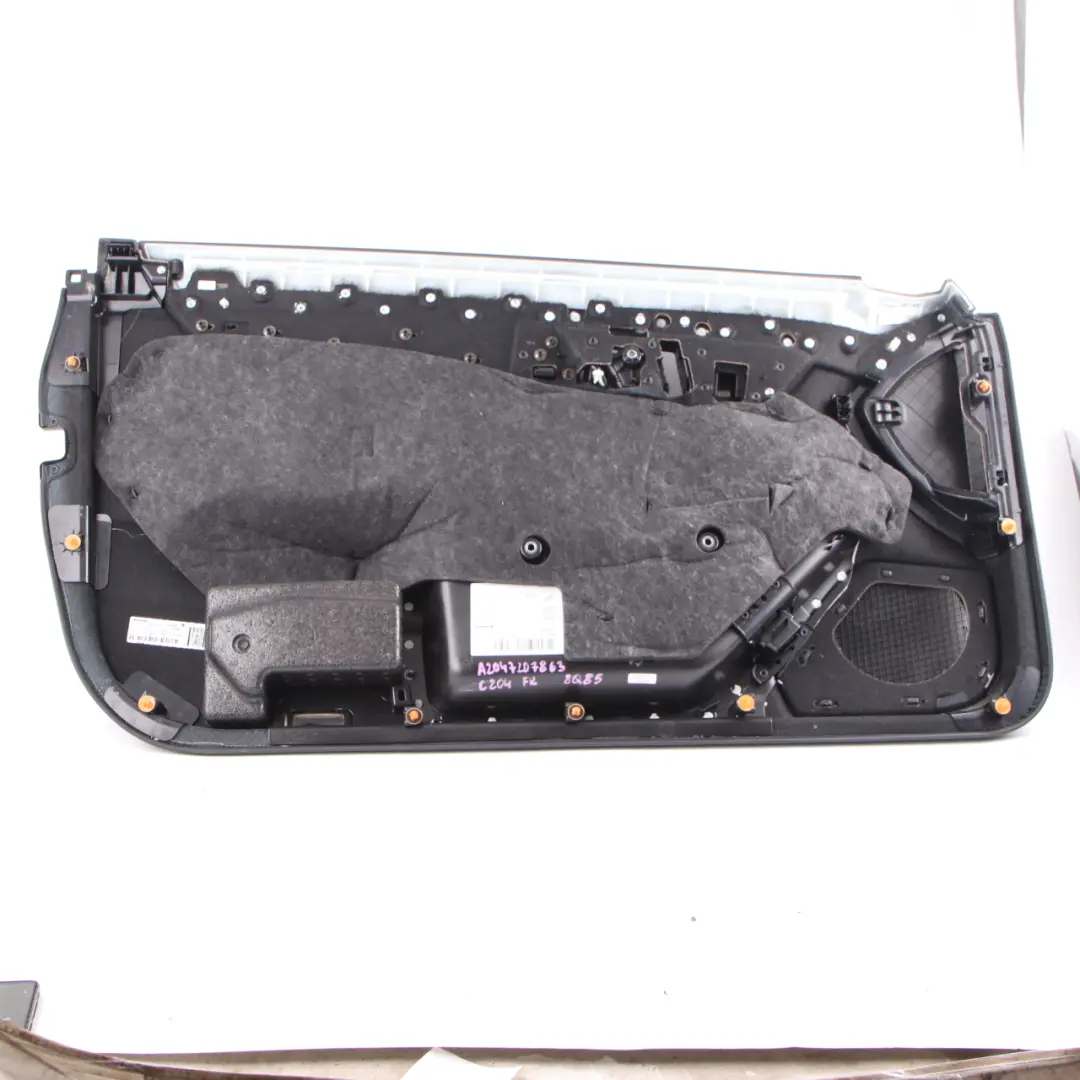 Mercedes C204 Door Card Front Right O/S Trim Panel Cover Beige Leather - SKU rhd-A2047207863 - Part number A2047207863