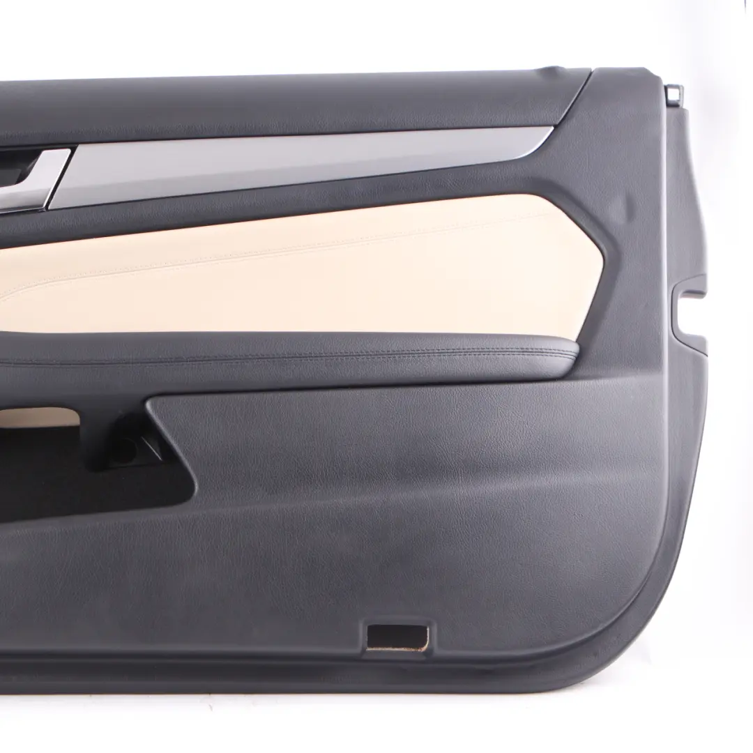 Door Card Front Right O/S Trim Panel Cover Beige Leather to Mercedes C204 with Part number A2047207863 Mercedes C204 Door Card Front Right O/S Trim Panel Cover Beige Leather - SKU rhd-A2047207863 - Part number A2047207863